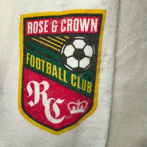 DisneyParks🌹Rose & Crown Pub Long-sleeve Burnout Hoodie Tee-Shirt,size XXL,RARE - Picture 7 of 7